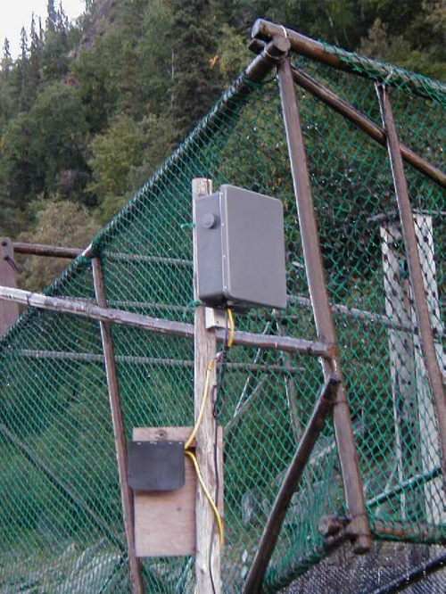Microwave Transmitter Aimed at Camp 