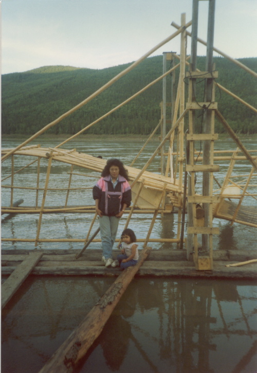 Mother and Daughter on new wheel