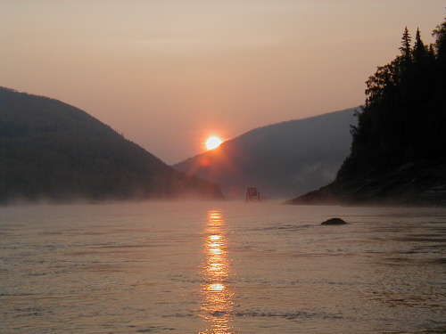 Rapids sunrise